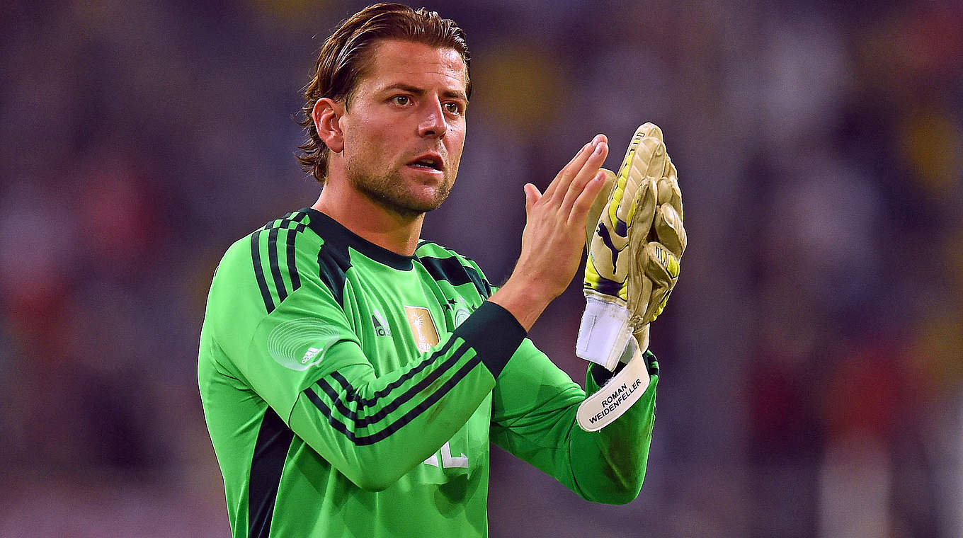 33 Jahre und 105 Tage alt beim Nationalmannschaftsdebüt: Roman Weidenfeller © 2014 Getty Images