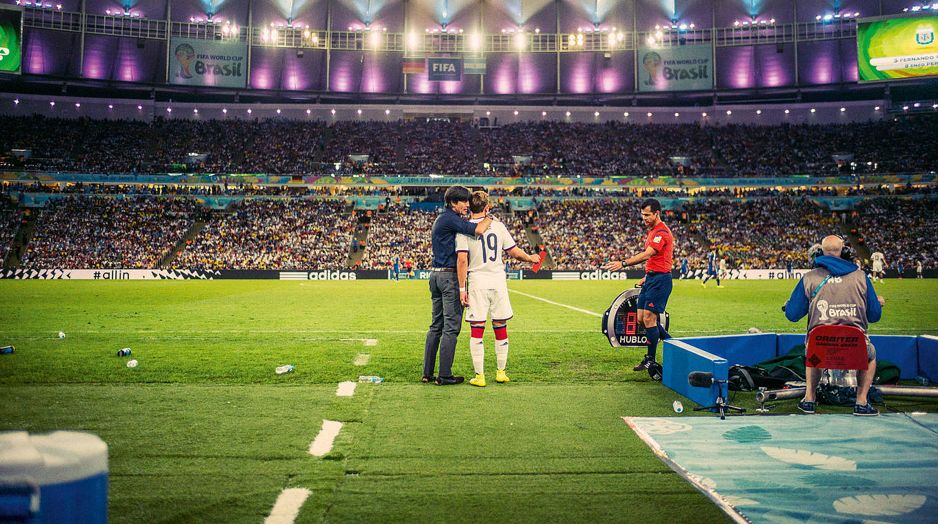 Löw: "Mario sollte zeigen, dass er besser ist als Messi" © Paul Ripke