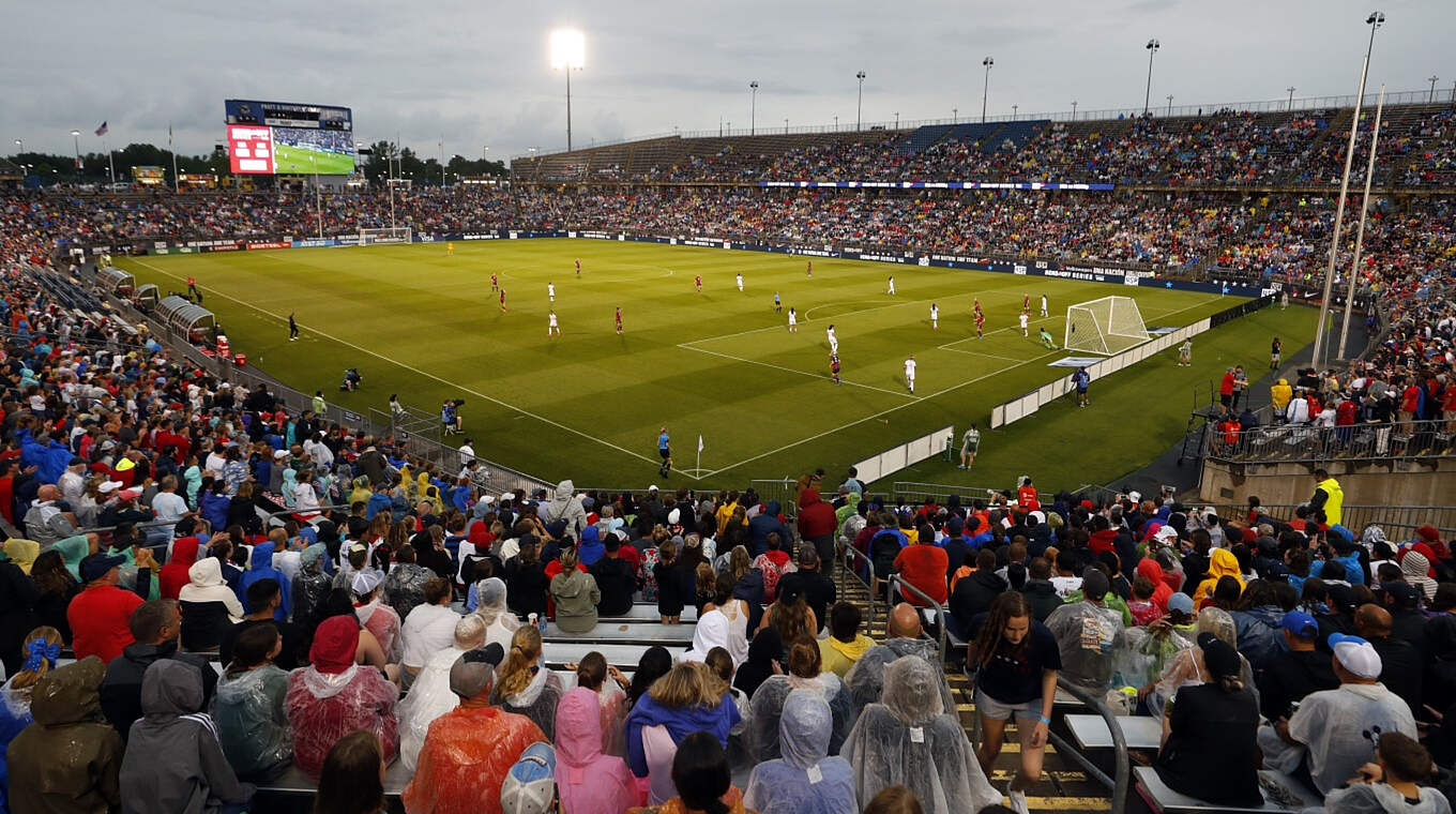 Kulisse für das Länderspiel gegen die USA: das Pratt & Whitney Stadium © Getty Images