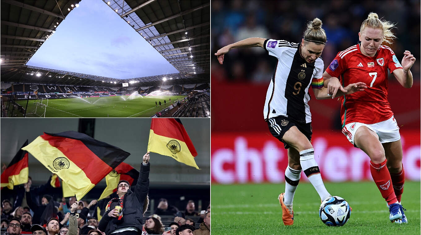 Aufeinandertreffen in Swansea: das deutsche Team trifft auf Wales © Getty Images