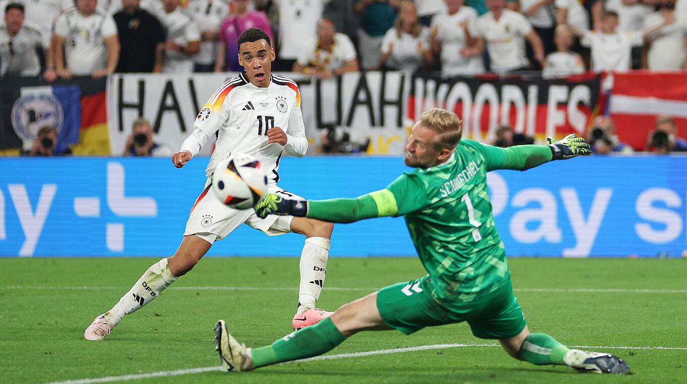 Schlusspunkt in Dortmund: Jamal Musiala macht den Viertelfinaleinzug perfekt © Getty Images