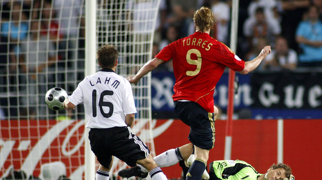 EM-Finale 2008: Fernando Torres schießt Spanien zum Titel © Imago