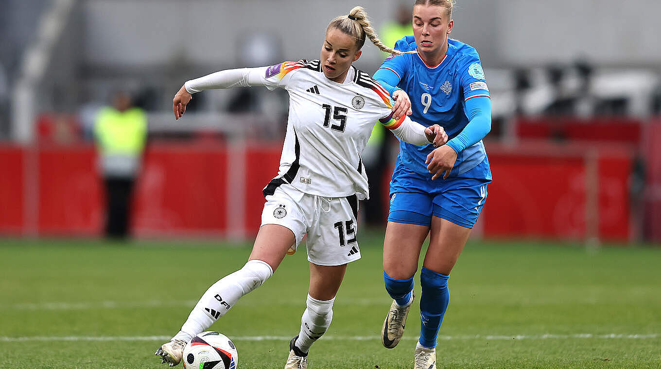 19. Sieg im 20. Duell? Giulia Gwinn (l.) und Co. treffen in Reykjavik auf Island © Getty Images