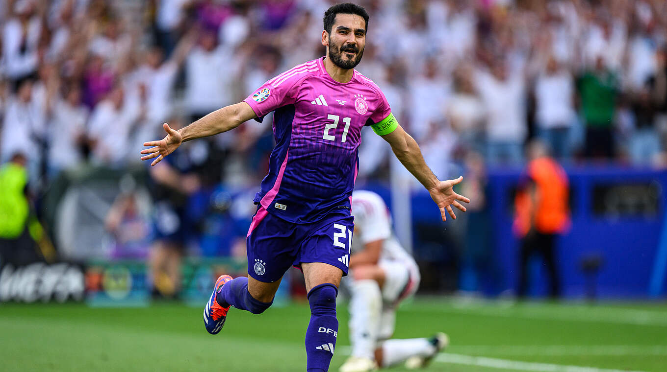 Ilkay Gündogan: "Blicke mit viel Stolz auf 82 Länderspiele für mein Heimatland zurück" © GES Sportfoto