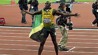 Der schnellste Mann der Welt: Usain Bolt © Carl de Souza/AFP