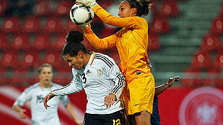 Ohne Torerfolg gegen Frankreich: Celia Okoyino da Mbabi © Bongarts/GettyImages