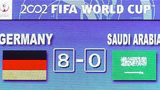 Sapporo, 1. Juni 2002: Deutschlands höchster Sieg bei einer WM. © 