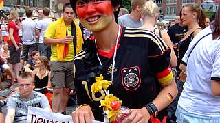 Mitglied im Fan Club seit 2009, Volunteer bei der Frauen-WM 2011: Huanyu Zhang. © 
