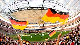 Mitfiebern zu Hause im Stadion: In Frankfurt gibt es bei der EM die Gelegenheit. © 