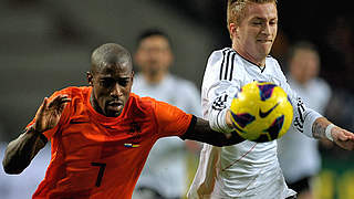 Traf den Außenpfosten: Marco Reus (r.) © Bongarts/GettyImages