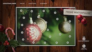 DFB-Adventskalender: Videos schauen und Preise gewinnen © DFB