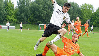 Traf gegen "Jong Oranje": Fiore Tapia (l.) © Bongarts/GettyImages